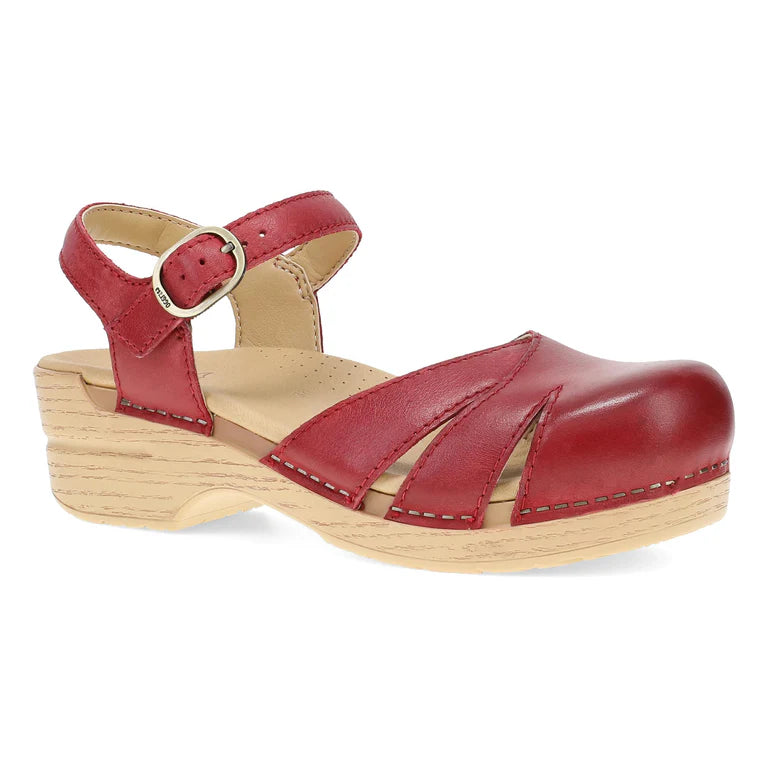 Margreta Mary Jane Clog::Red