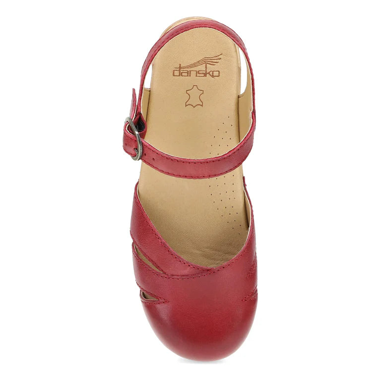 Margreta Mary Jane Clog::Red