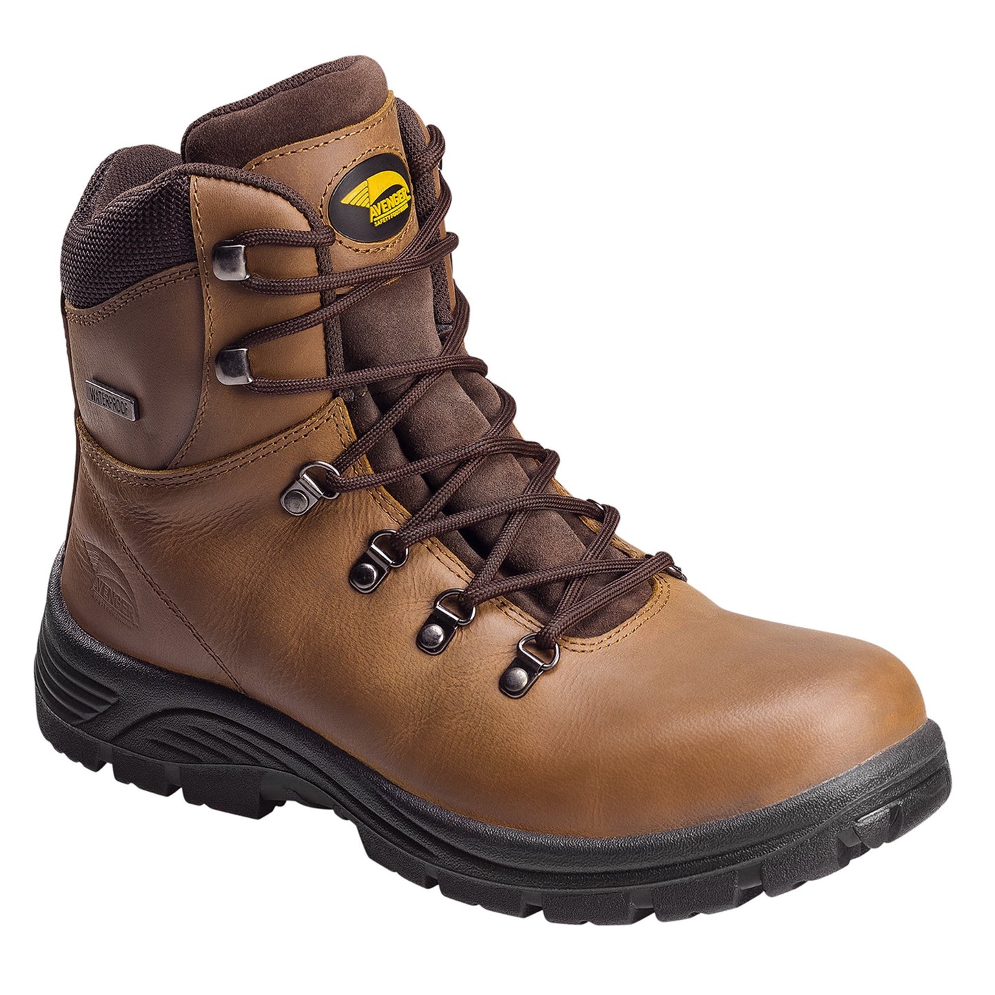 Waterproof Boot A7290 Safety Toe::Brown