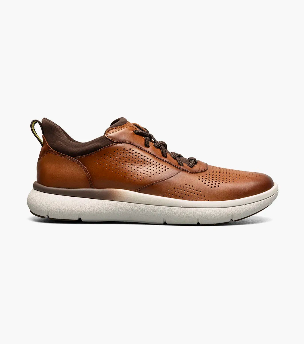 Fleet Perf Toe Elastic Lace::Cognac