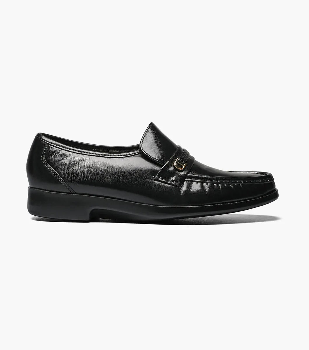 Riva Moc Toe Bit Loafer::Black