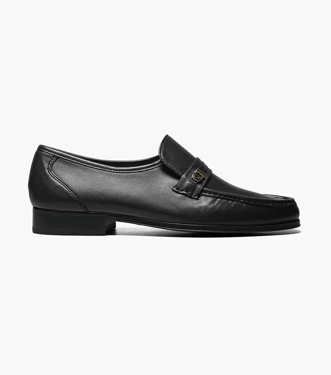 Como Moc Toe Bit Loafer::Black