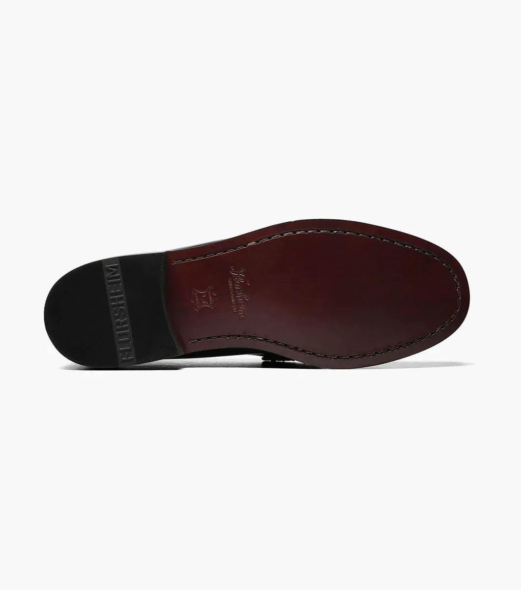 Berkley Moc Toe Penny Loafer::Burgundy