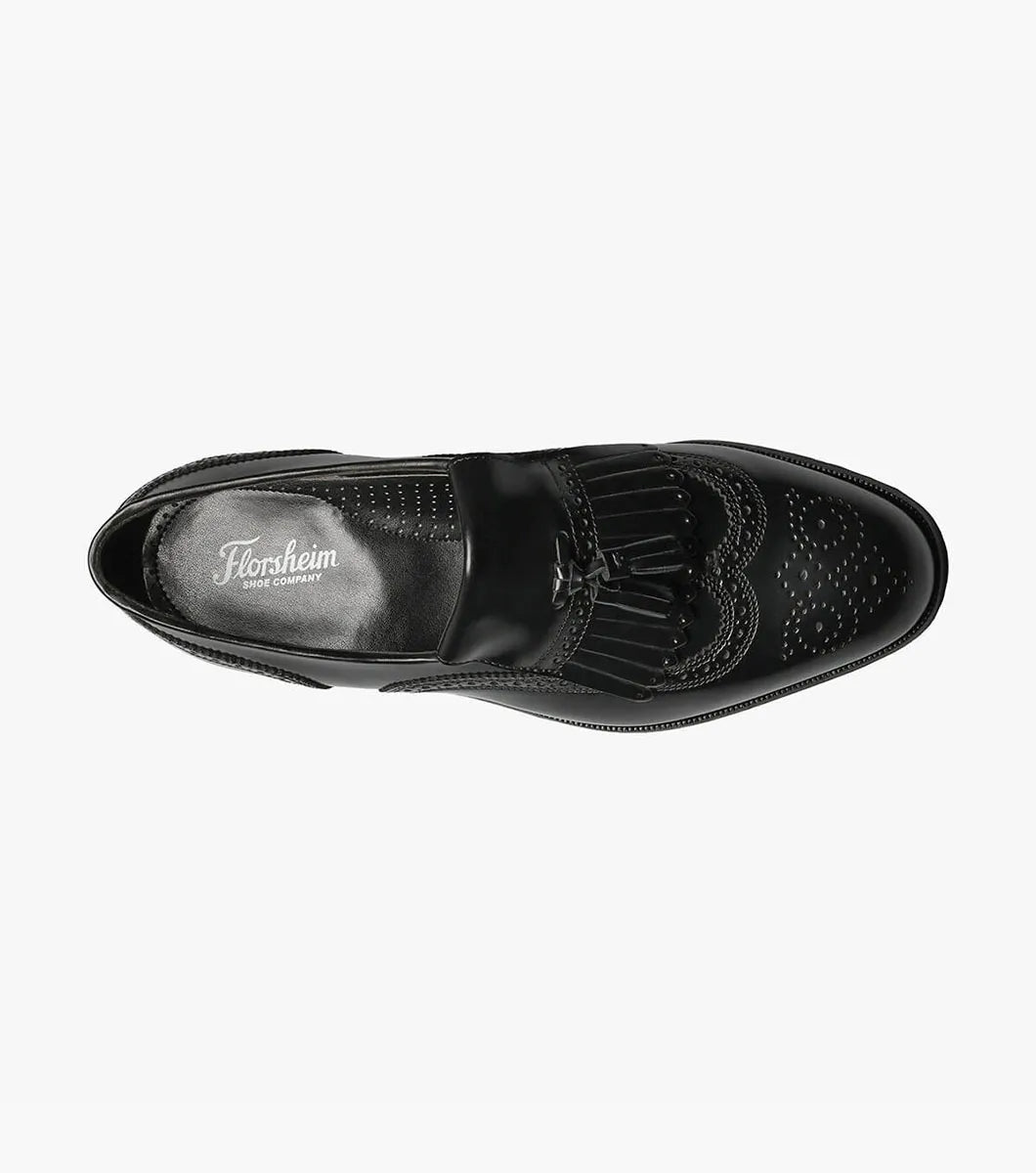 Lexington Wingtip Loafer::Black