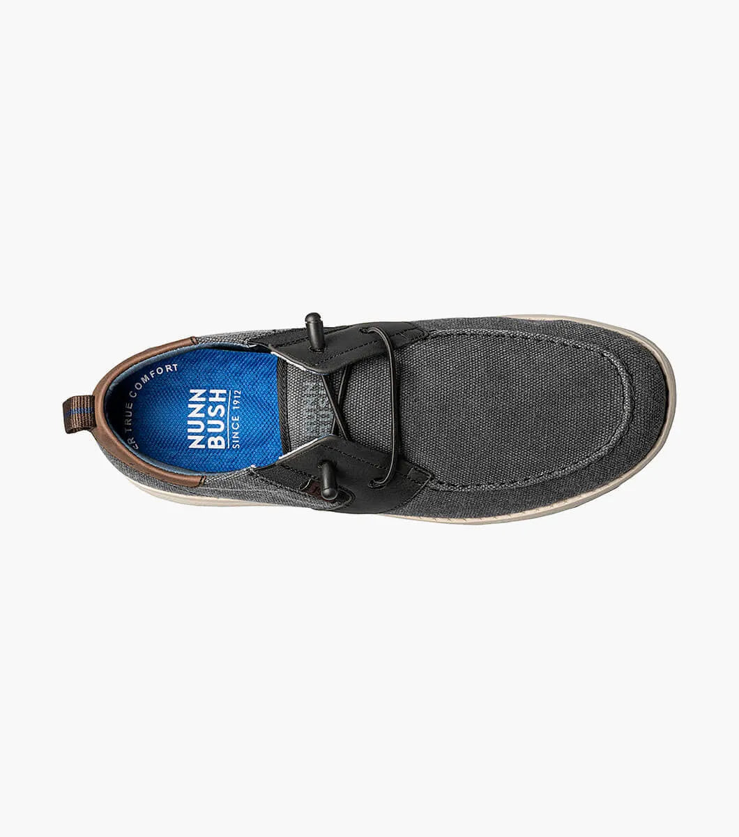 Brewski Moc Toe Slip On::Black