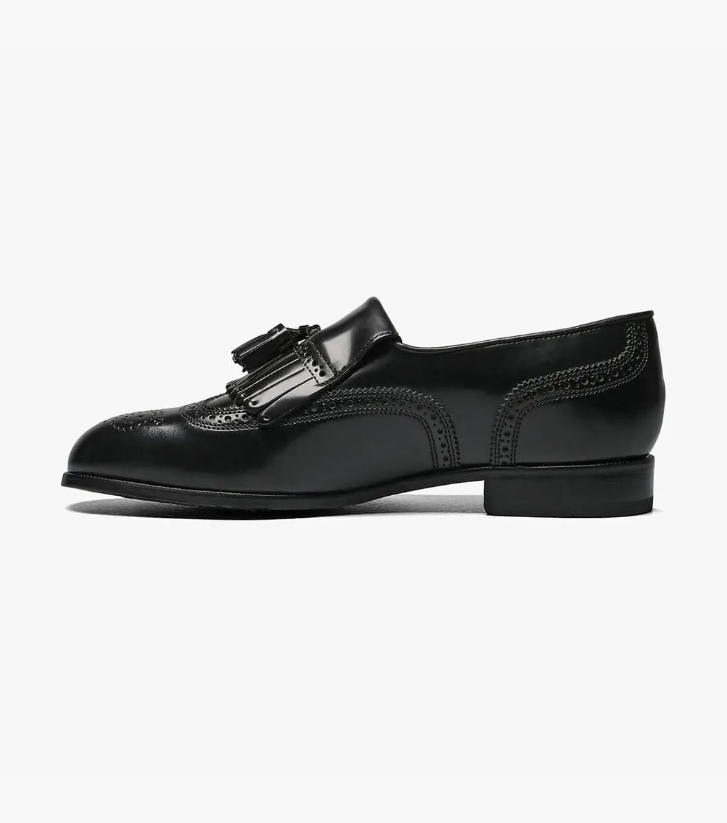 Lexington Wingtip Loafer::Black