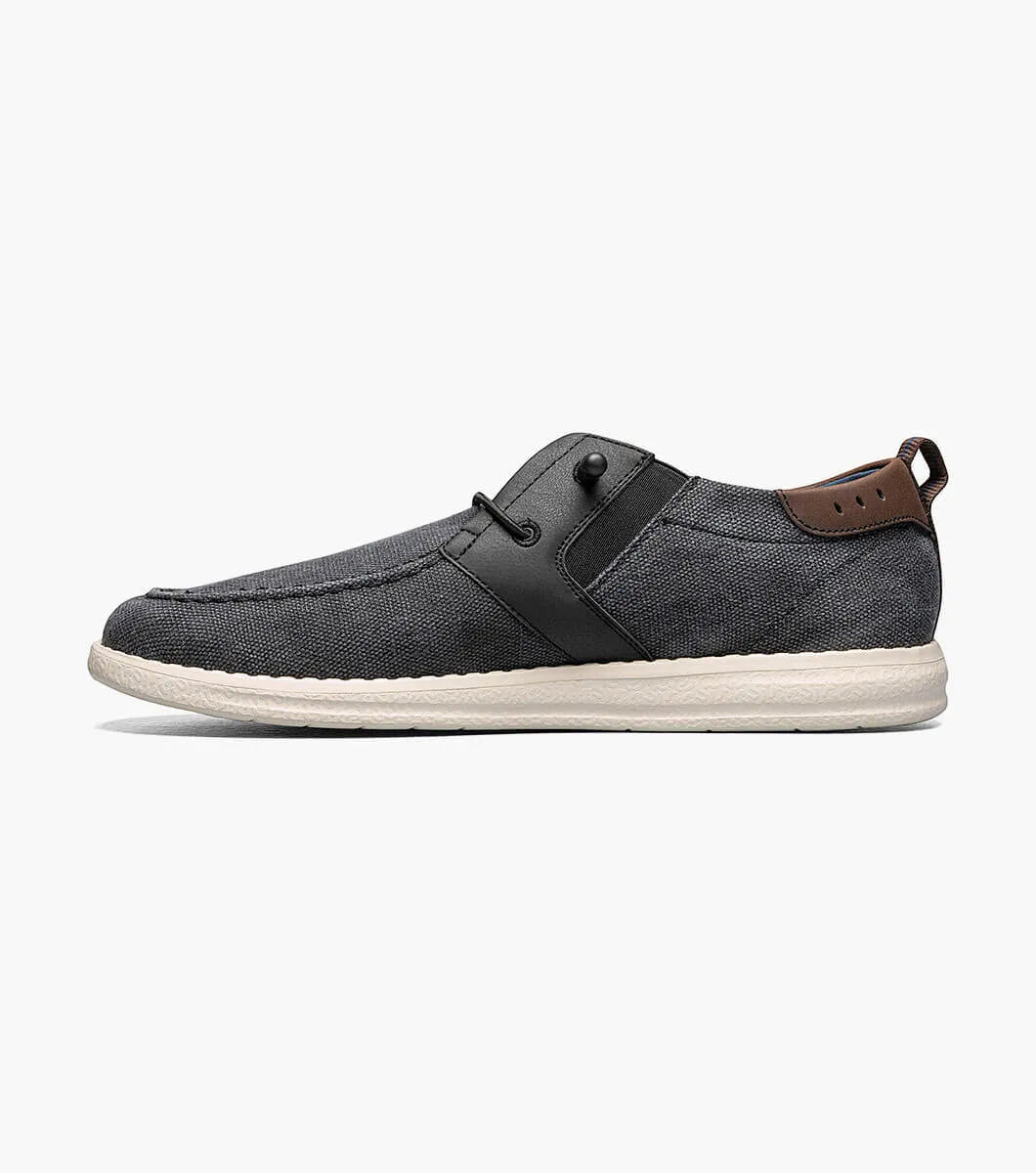 Brewski Moc Toe Slip On::Black
