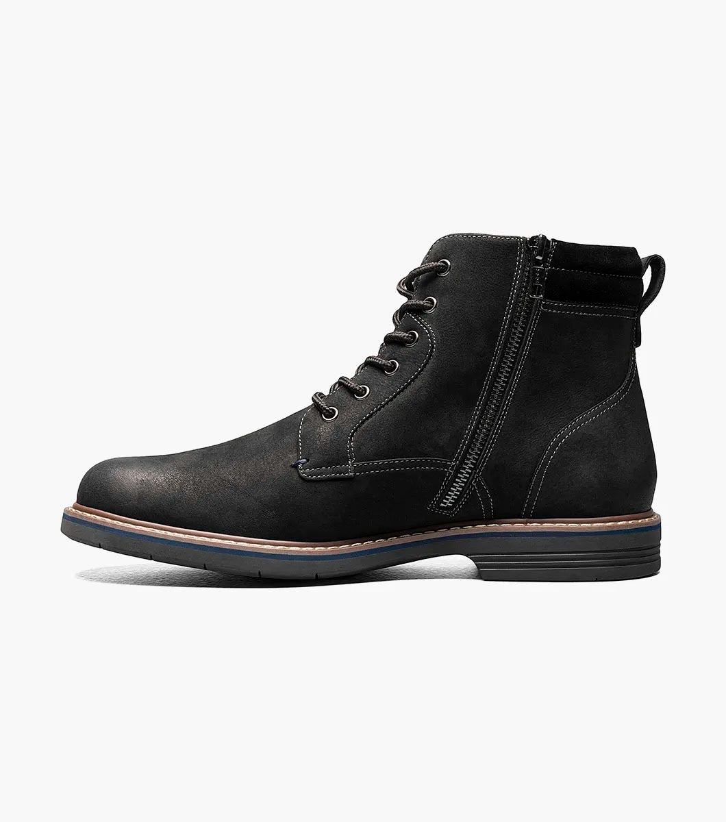 Norwalk Lace Boot::Black Nubuck