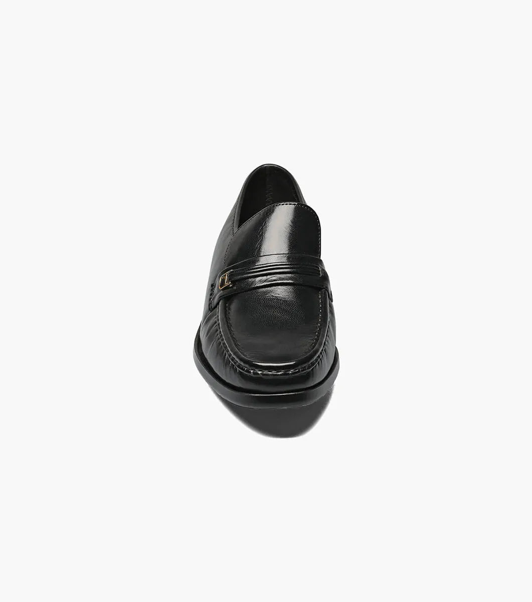 Riva Moc Toe Bit Loafer::Black