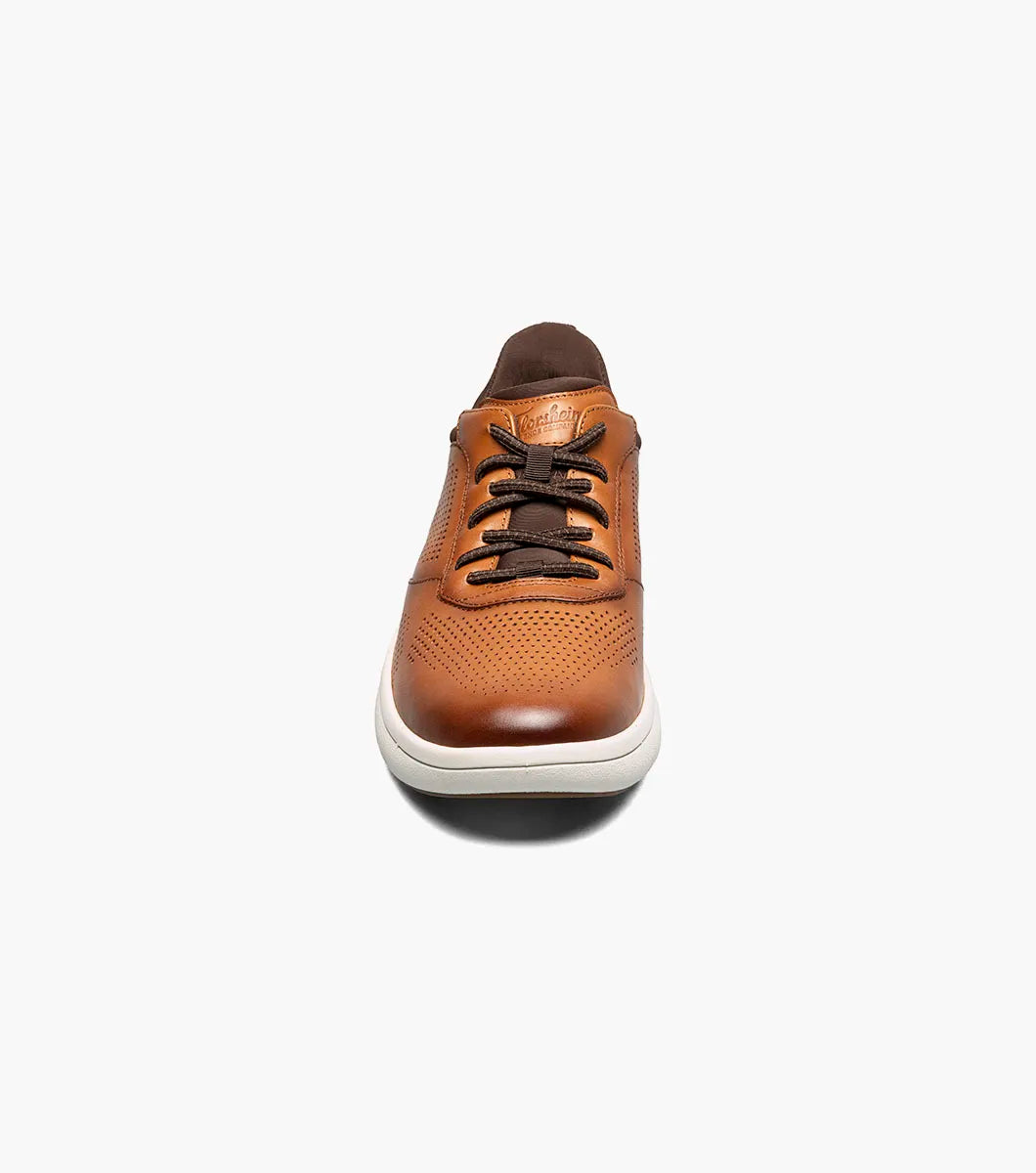 Fleet Perf Toe Elastic Lace::Cognac