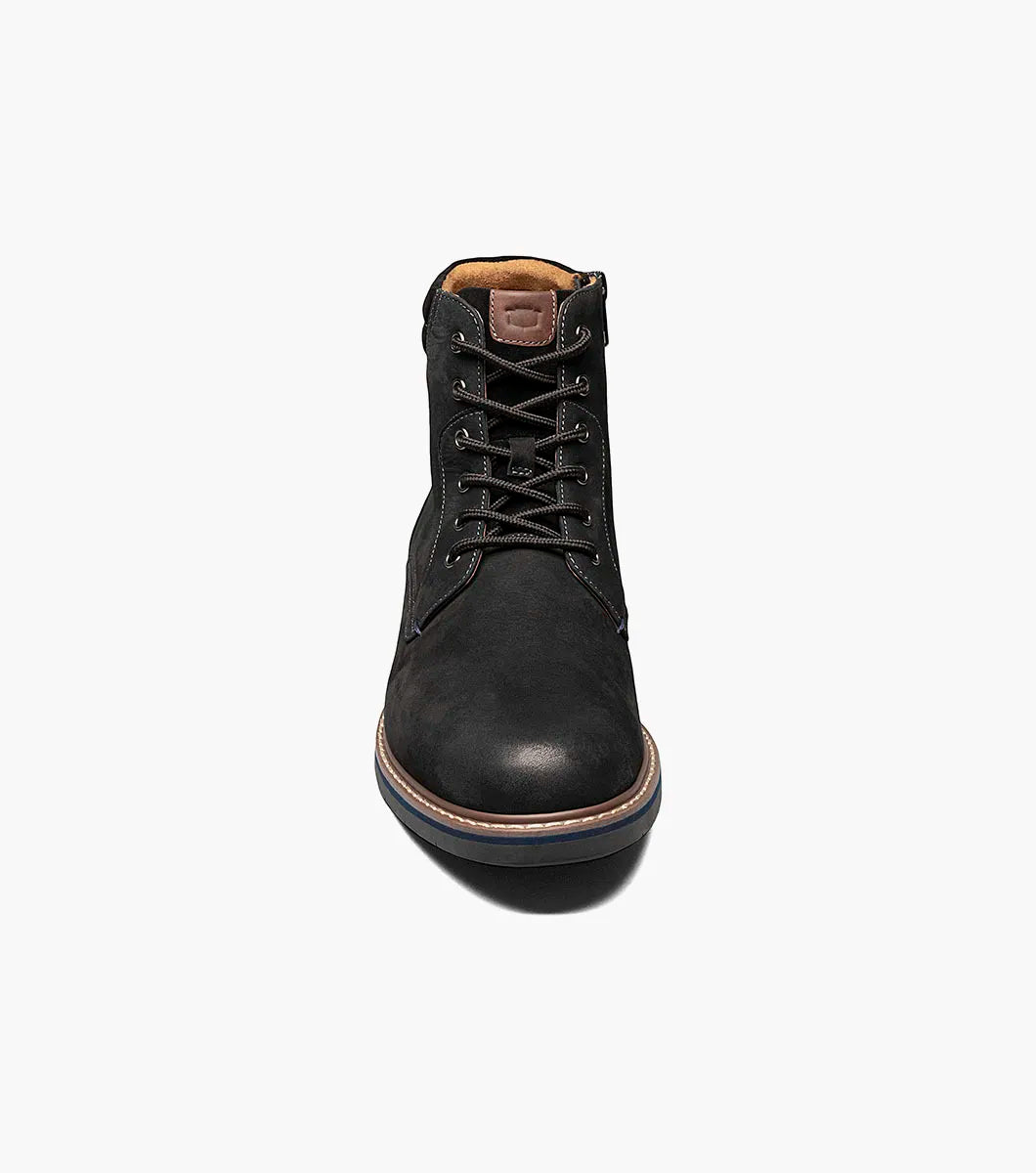 Norwalk Lace Boot::Black Nubuck