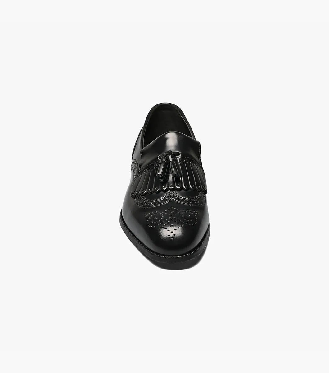 Lexington Wingtip Loafer::Black