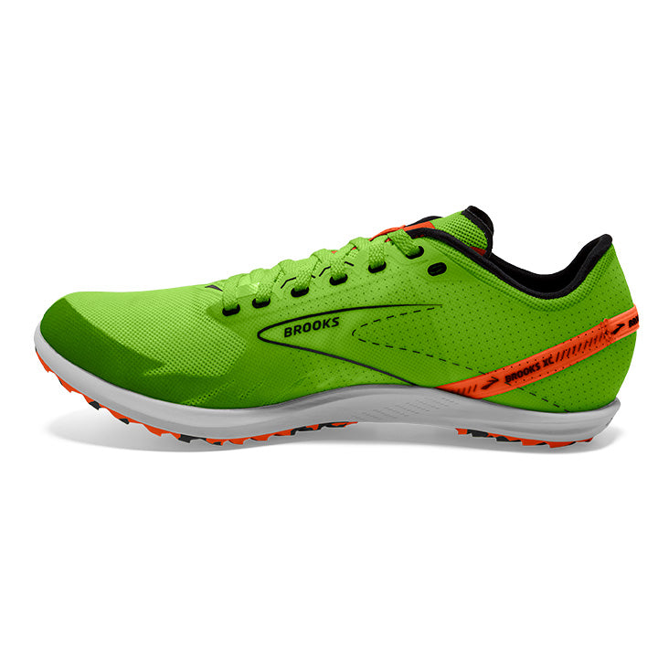 Men's Sample Draft XC::Green Gecko/Red Orange/White