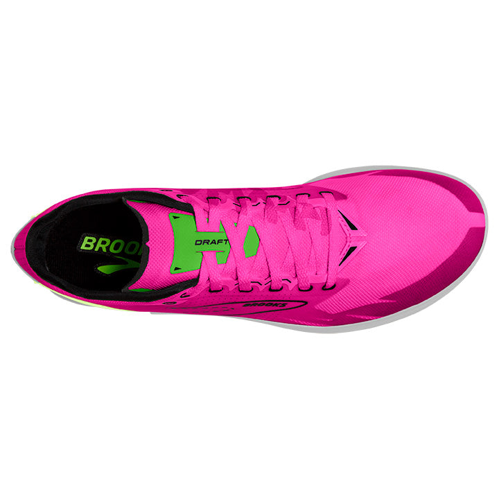 Women's Sample Draft XC Spikeless::Pink Glo/Green/Black