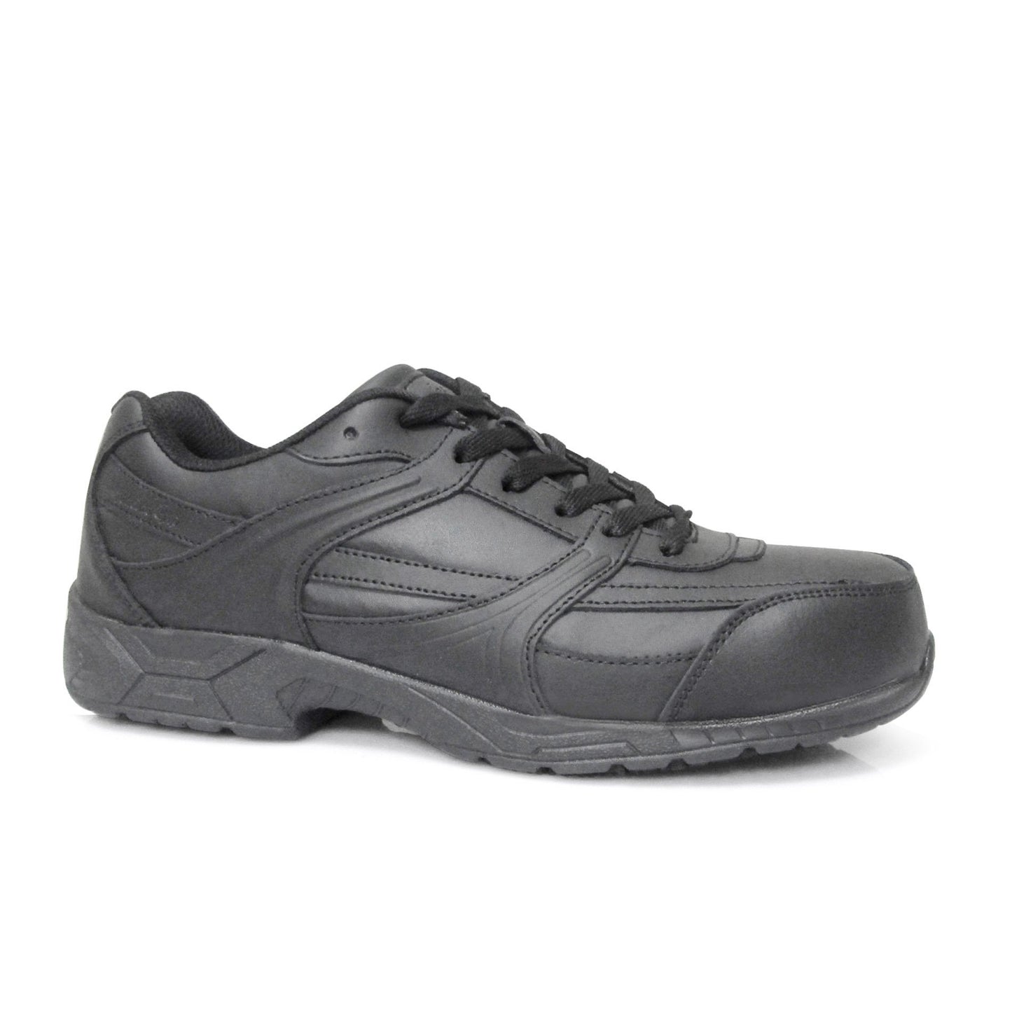 Jogger Slip Resistant Safety Toe::Black