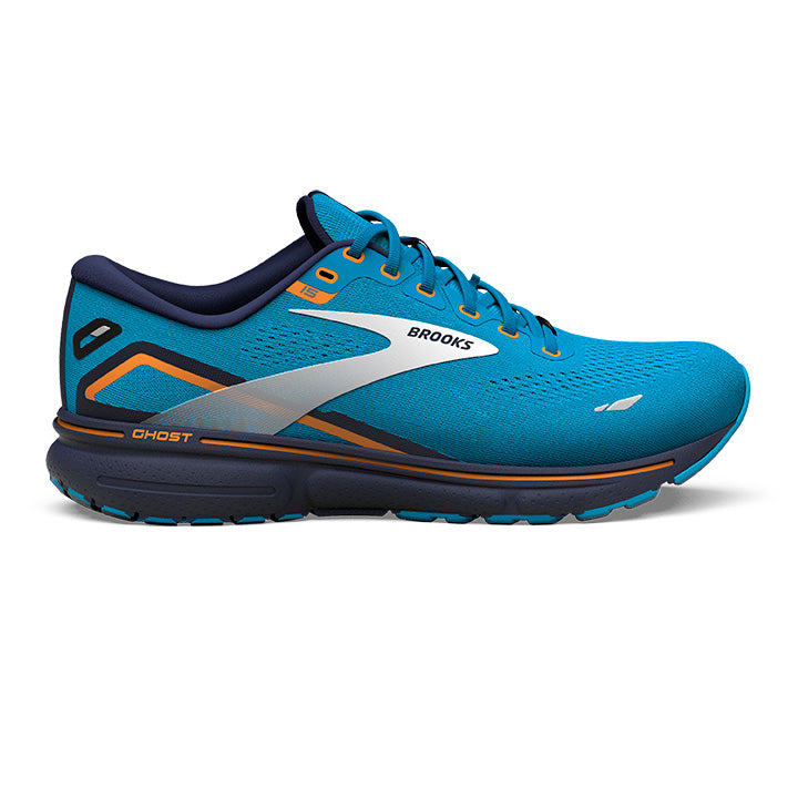 ブルックス　BROOKS　Ghost15 GTX ゴースト15 Brooks Men's Ghost 15 GTX Blue/Peacoat/Orange – Pilcher's Shoes