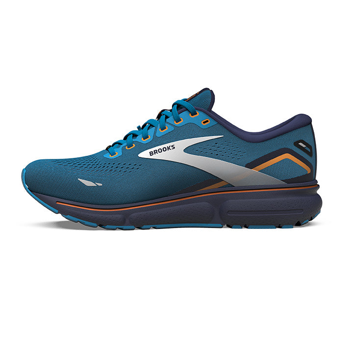 Brooks Men's Ghost 15 GTX Blue/Peacoat/Orange – Pilcher's Shoes