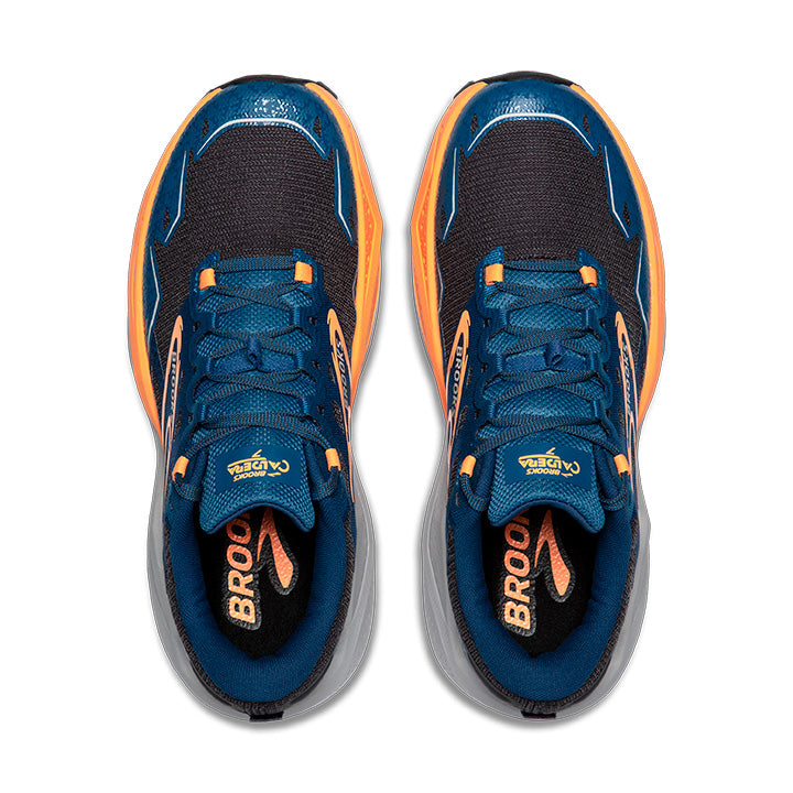 Men's Sample Caldera 7::Ebony/Blue Sapphire/Orange