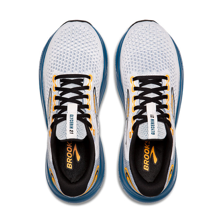 Men's Sample Glycerin 21::White/Sapphire/Orange