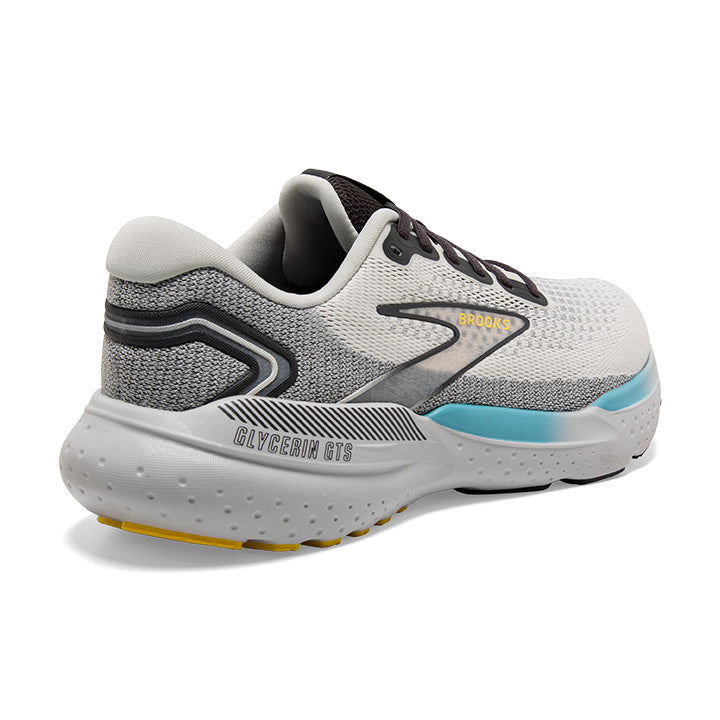 Brooks Men's Glycerin GTS 21 Coconut/Forged Iron/Yellow
