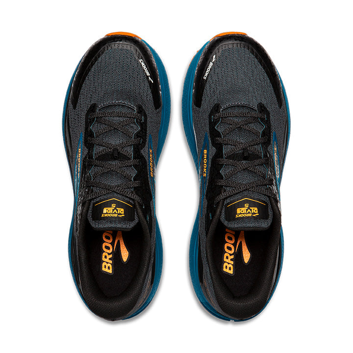 Men's Sample Divide 5::Ebony/Blue Sapphire/Orange