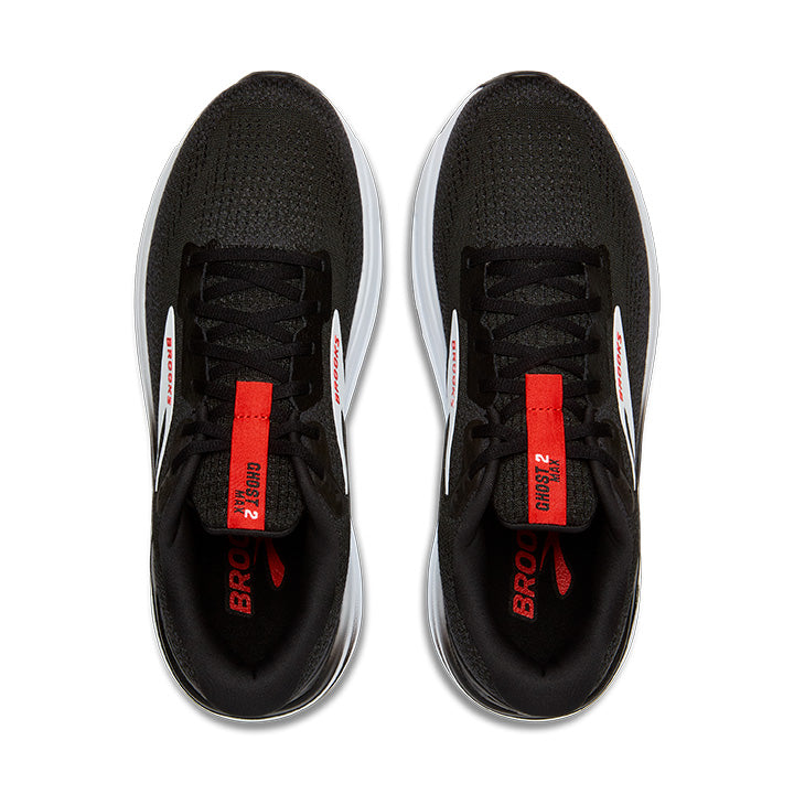 Men's Sample Ghost Max 2::Black/White/Fiery Red