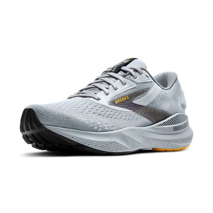 Brooks Men's Adrenaline GTS 24 Alloy/White/Gold Fusion