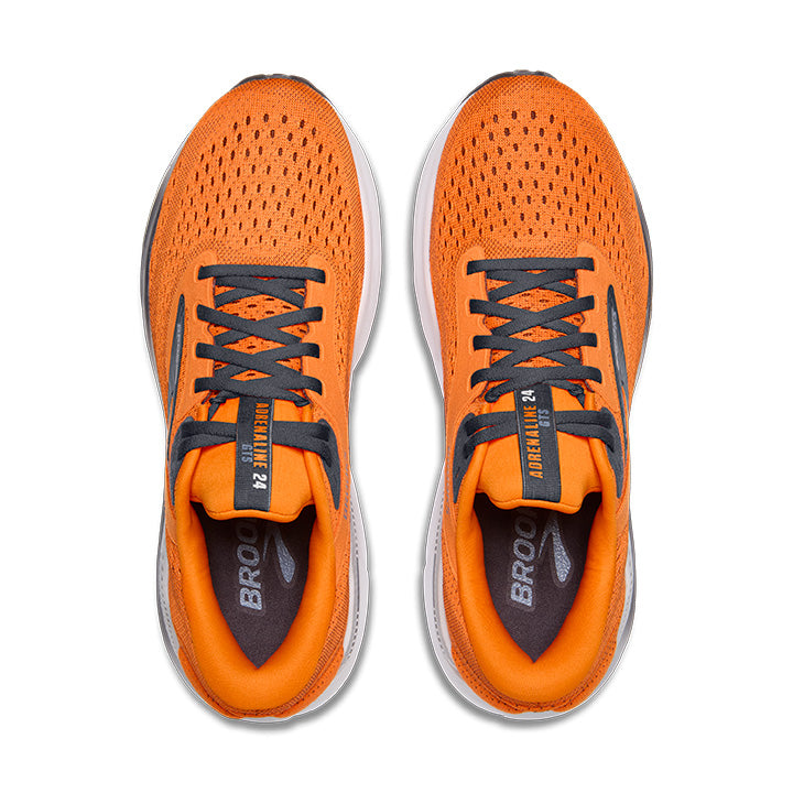 Brooks Men's Adrenaline GTS 24 Orange/Ebony/Country Blue