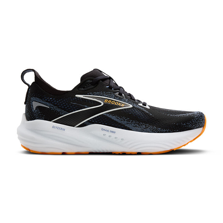 Men's Sample Glycerin 22::Black/Country Blue/Orange Pop