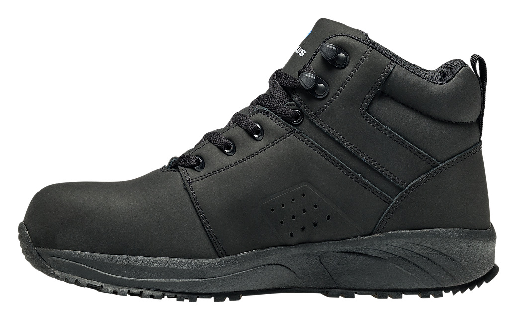 Guard Oxford N2522 High Top Safety Toe::Black