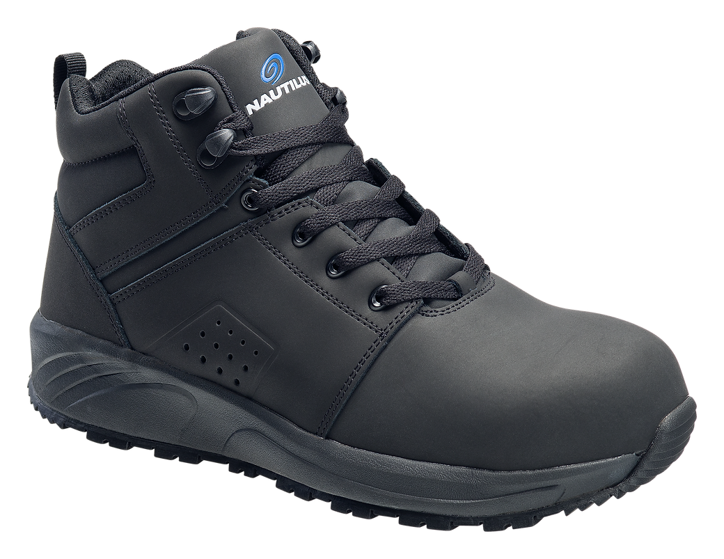 Guard Oxford N2522 High Top Safety Toe::Black