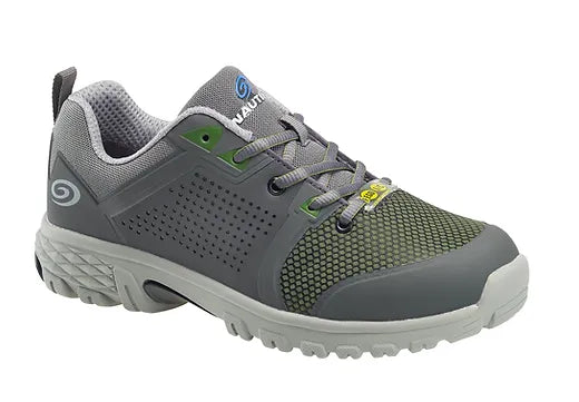 Nautilus Men's Zephyr N1311 Safety Toe Grey/Green – Pilcher's Shoes
