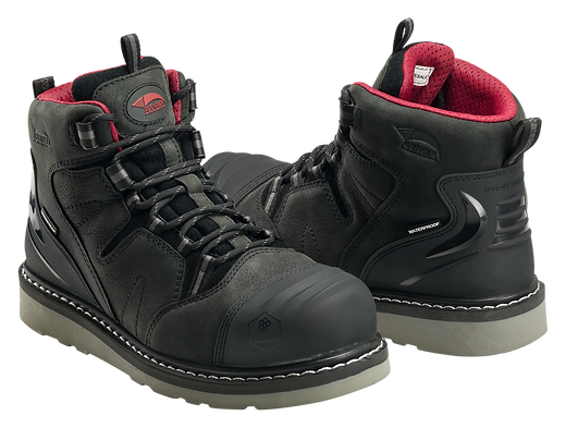 Wedge A7502 Safety Toe::Black