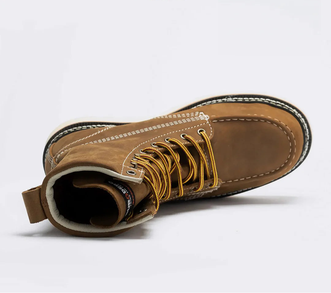 Waxhaw 8" Soft Toe 1820::Bighorn Crazy Brown