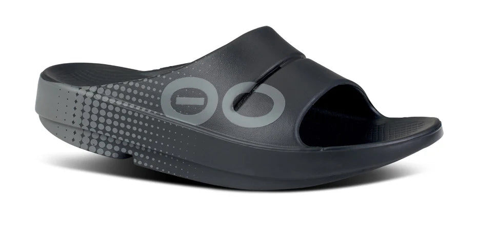 OOahh Sport Slide::Black/Slate Matrix