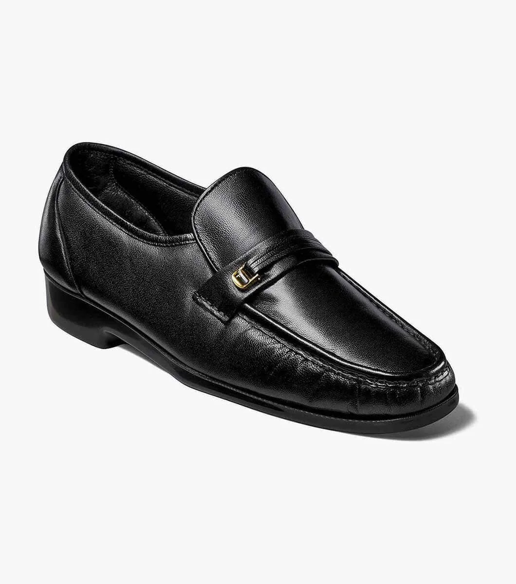 Riva Moc Toe Bit Loafer::Black