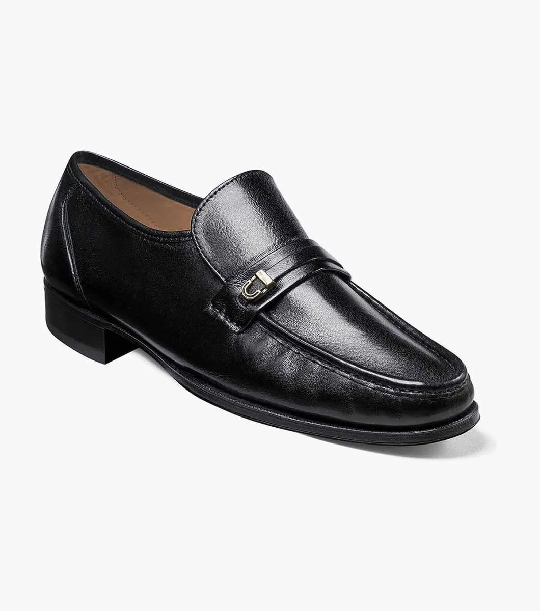 Como Moc Toe Bit Loafer::Black