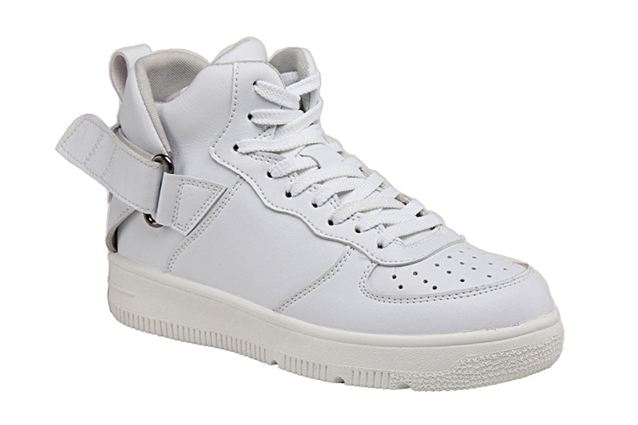 2633 Rear Entry Boots::White