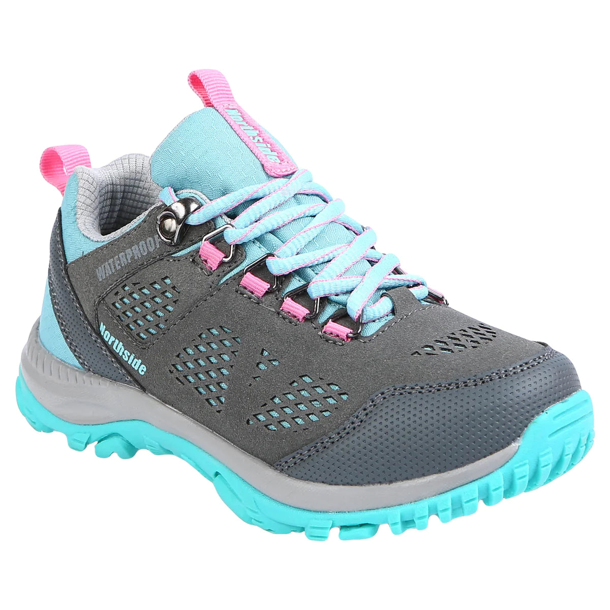 Benton Waterproof::Aqua/Pink