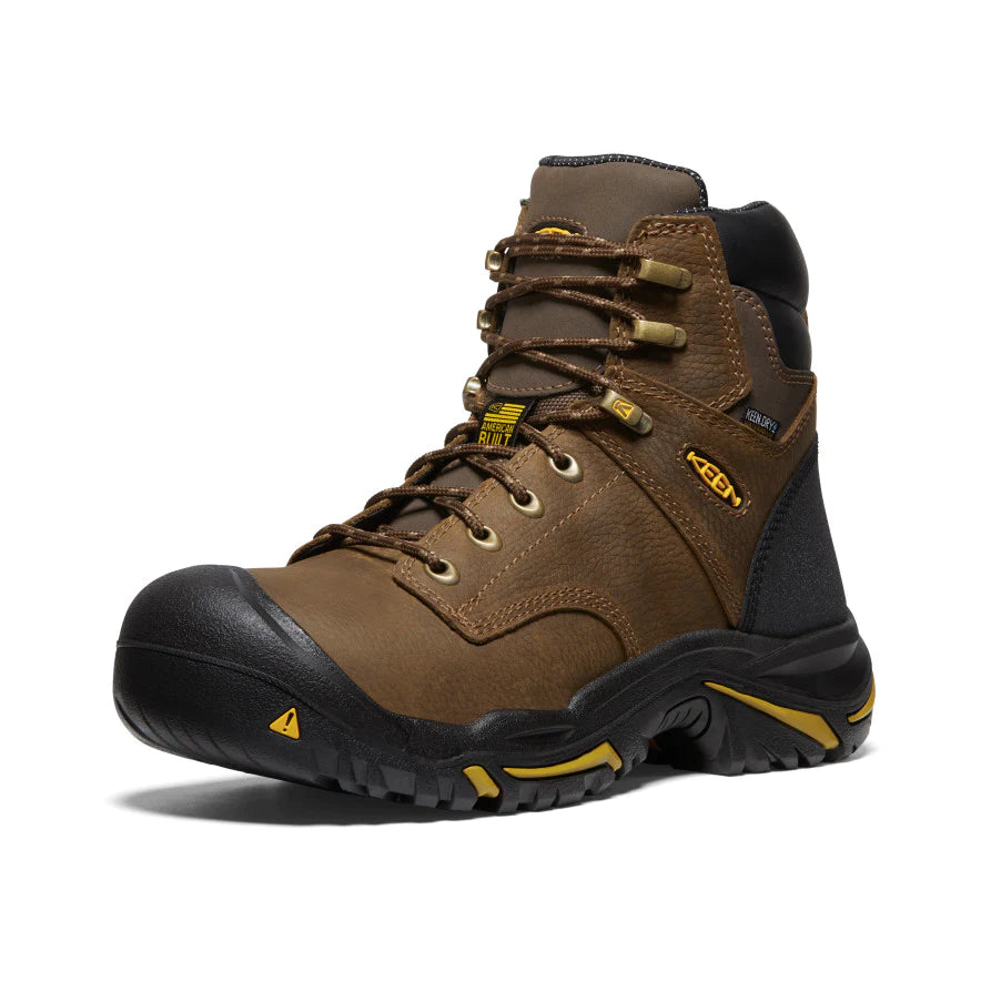 Mt Vernon 6" Waterproof Boot (Soft Toe)::Cascade Brown