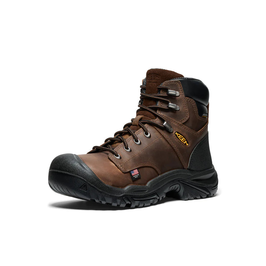 Mt Vernon 6" Waterproof Boot Safety Toe::Cascade Brown