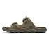 Cove Leather Slide::Dark Moss