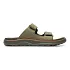 Cove Leather Slide::Dark Moss