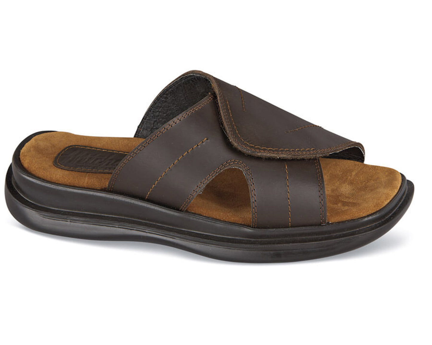 Slide Sandal::Brown