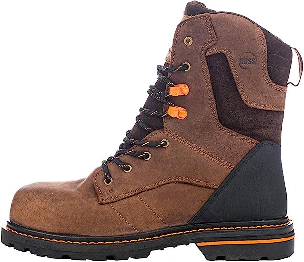 Carson 8" Safety Toe::Brown