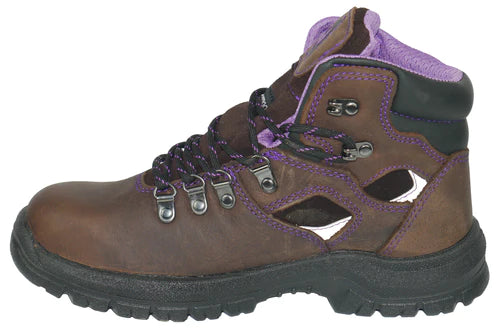Lily Safety Toe::Brown