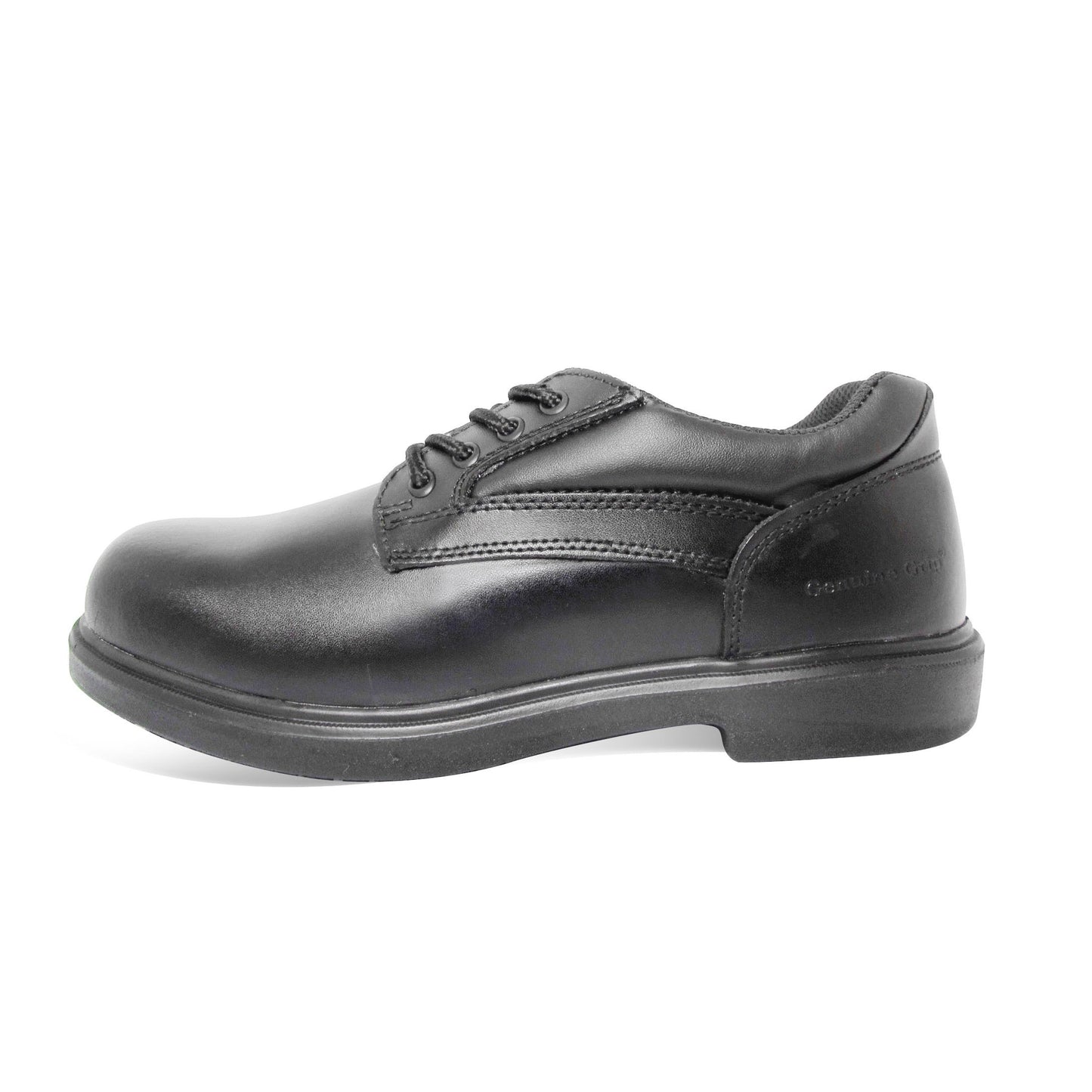 Lace Up Slip Resistant Oxford Soft Toe::Black