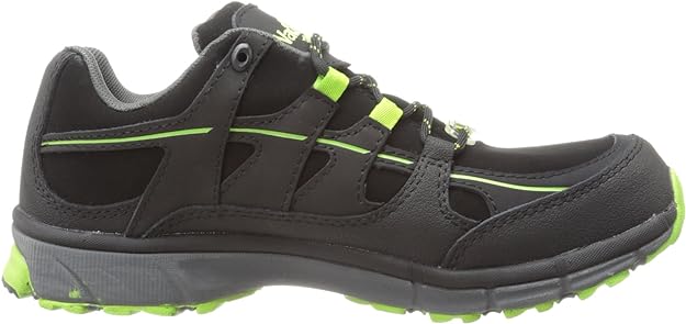 Athletic N1729 Safety Toe::Black/Lime