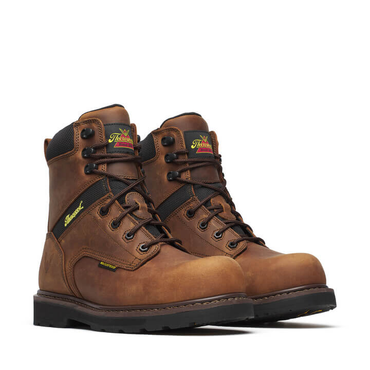 Job-Site Series 8" 804-4243 Waterproof Safety Toe::Crazy Horse