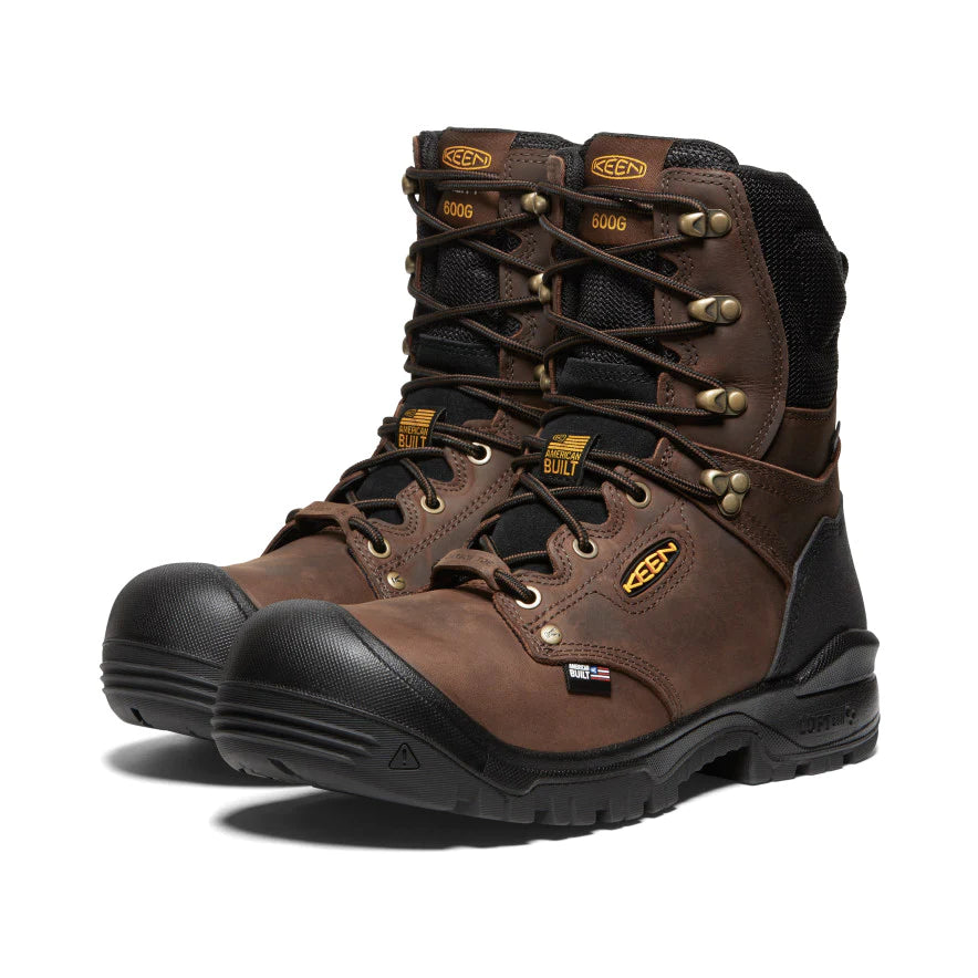 Independence 8" Waterproof Safety Boot::Dark Earth/Black